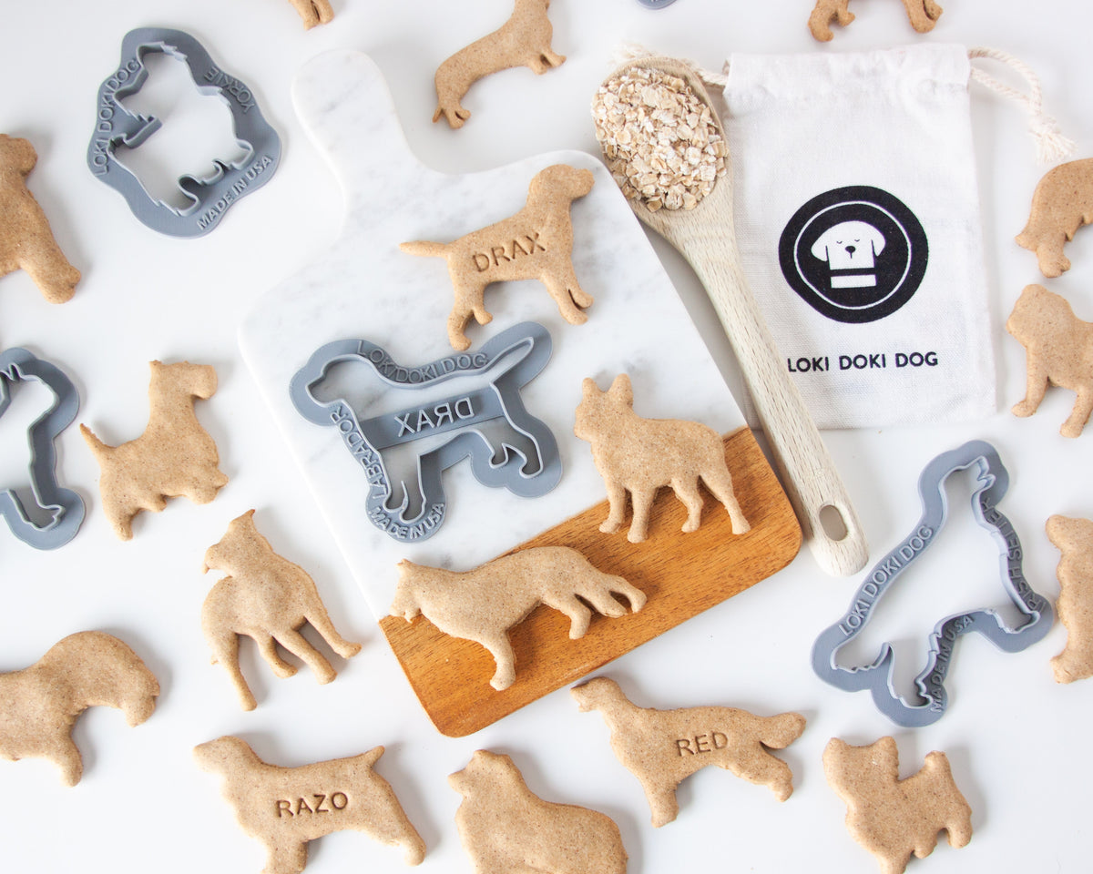 Breed Shape Dog Biscuit Cookie Cutter Loki Doki Dog