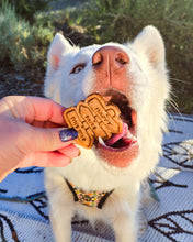 Load image into Gallery viewer, Trail Sign &quot;Happy Tails This Way&quot; Dog Cookie Cutter
