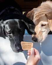 Load image into Gallery viewer, Park Sign &quot;Adventure Awaits&quot; Dog Cookie Cutter (Personalized)
