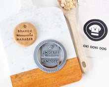 Load image into Gallery viewer, &quot;Branch Manager&quot; Round Shaped Cookie Cutter
