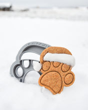 Load image into Gallery viewer, Santa Paws Cookie Cutter-  Christmas Dog Cookie Cutter
