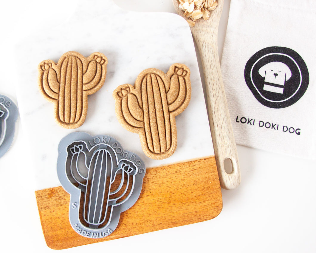 Flowering Saguaro Cactus Shaped Cookie Cutter