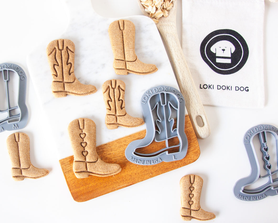 Cowboy Boots Cookie Cutter (Three Styles Available)