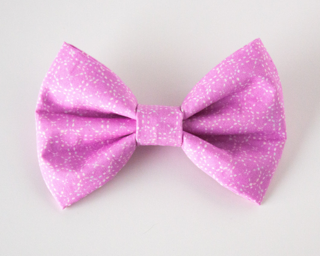 Sweet Lilac Dog Bow Tie