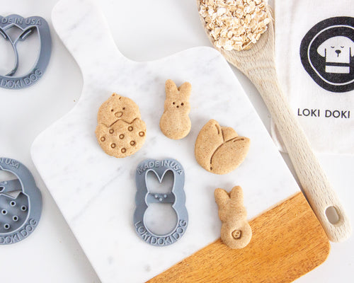 Valentine's Day Dog Biscuit Cookie Cutters (Bundle of 4) – Loki Doki Dog